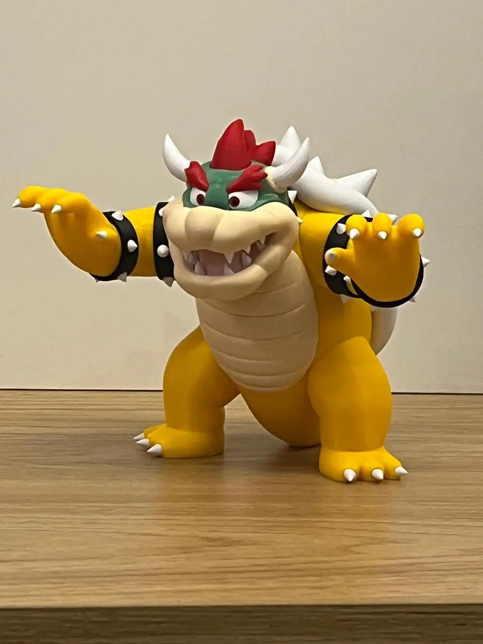 Boneco colecionável Bowser impresso em 3D